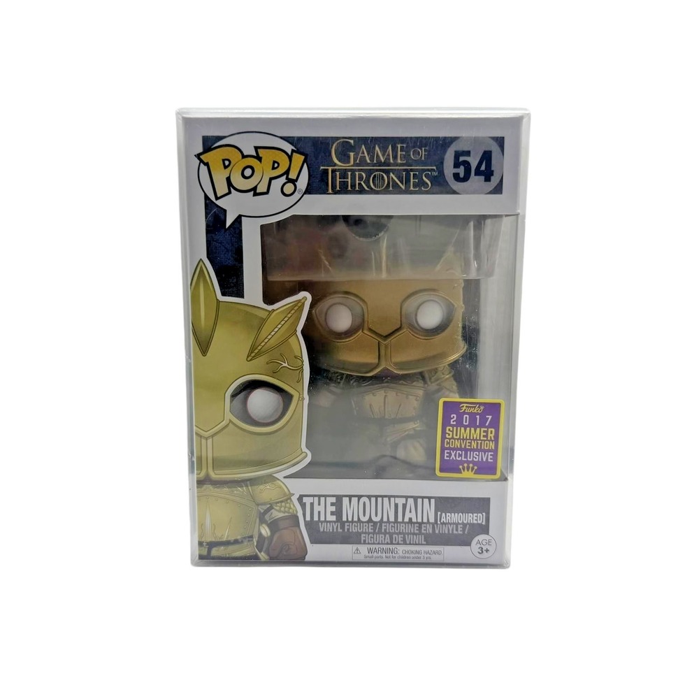 Funko Pop! The Mountain #54 Armoured GOT 2017 SDCC Exclusive w/ Protector Sleeve